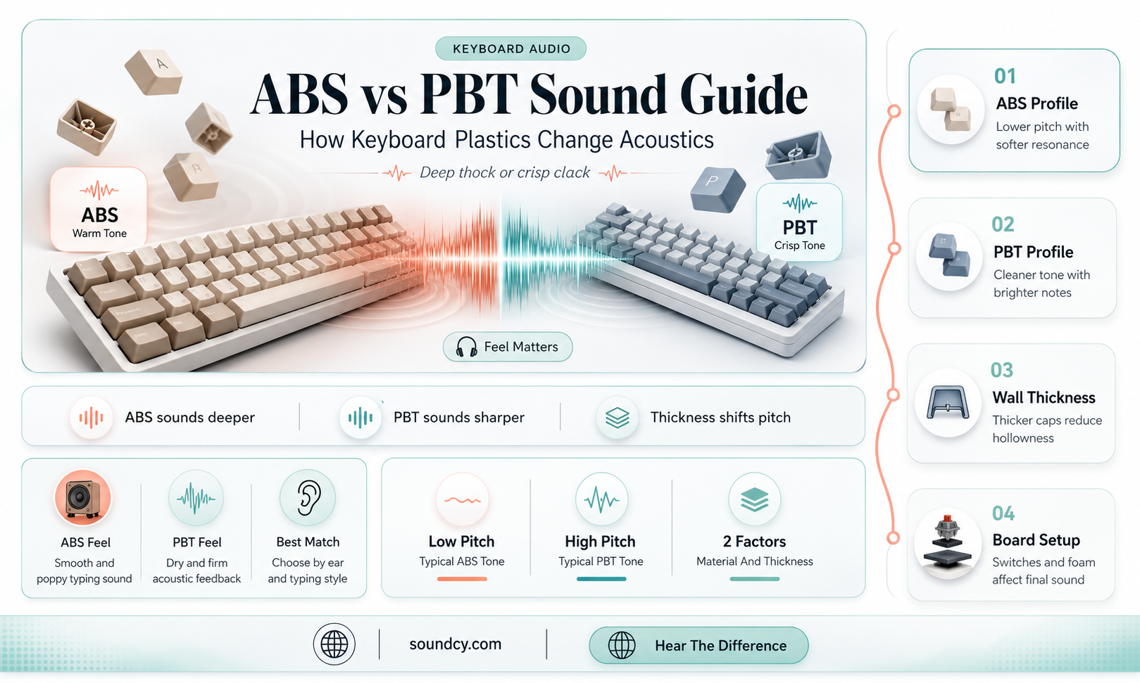 do abs sound fifferent to pbt