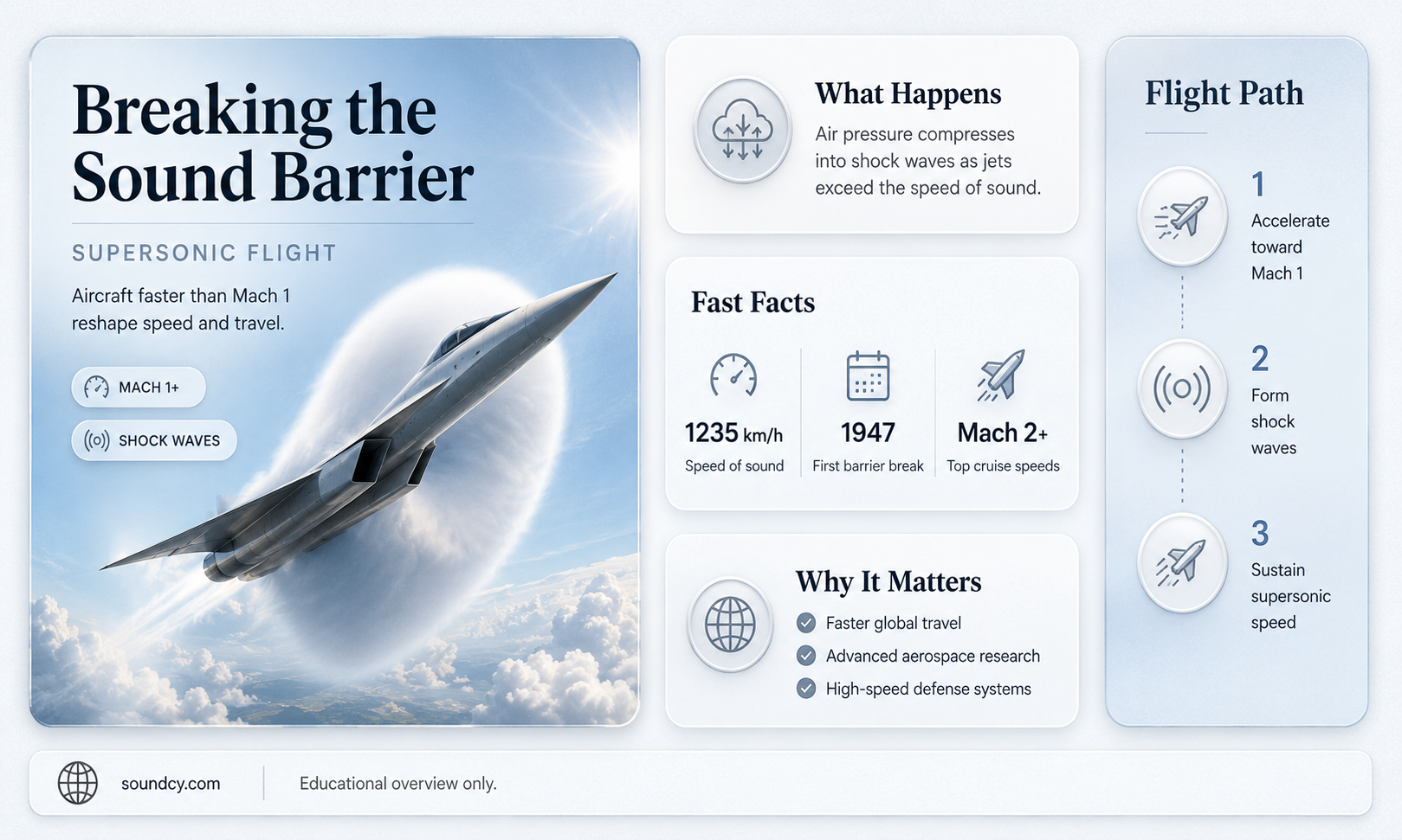 do airplanes travel faster than sound