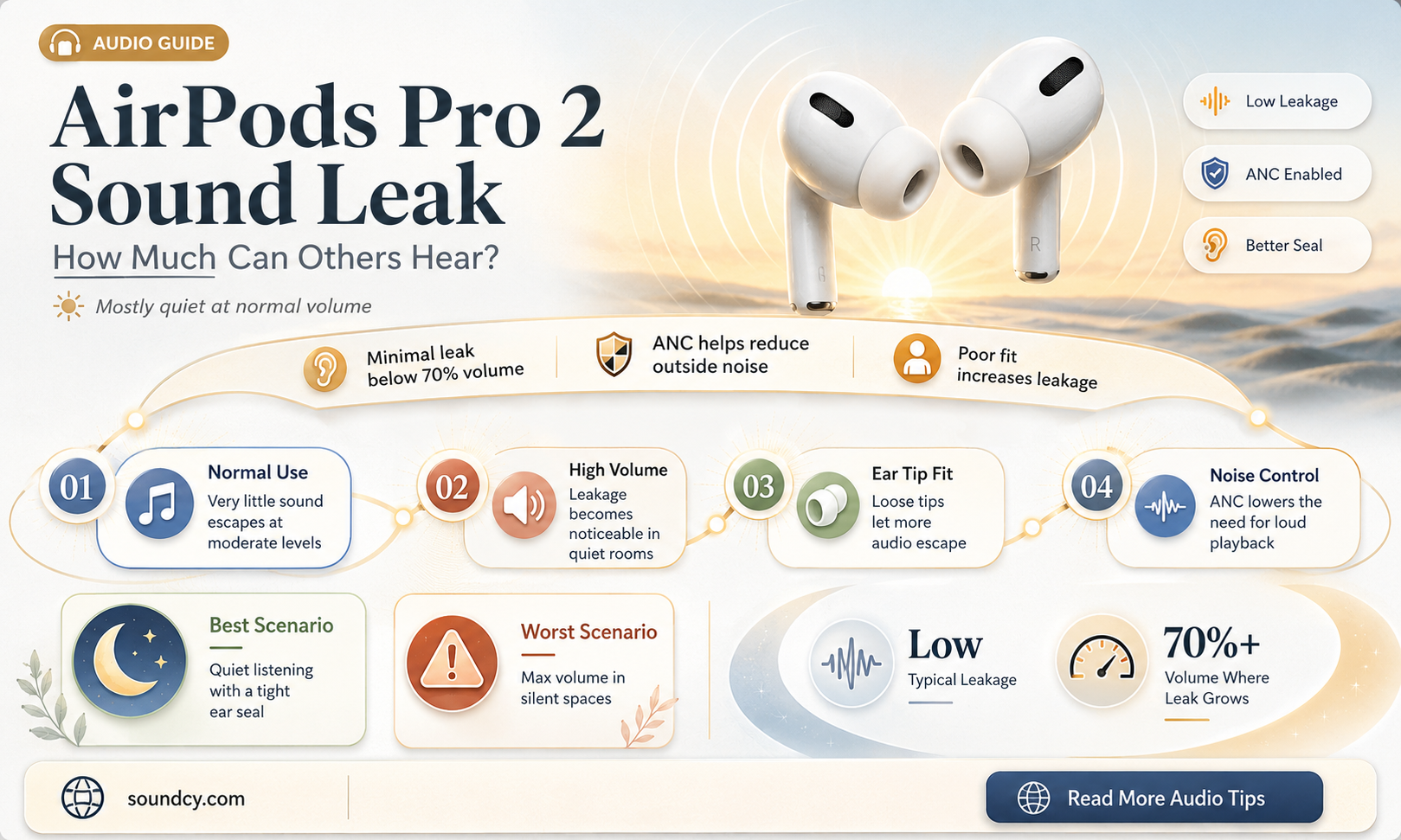 do airpod pro 2 leak sound