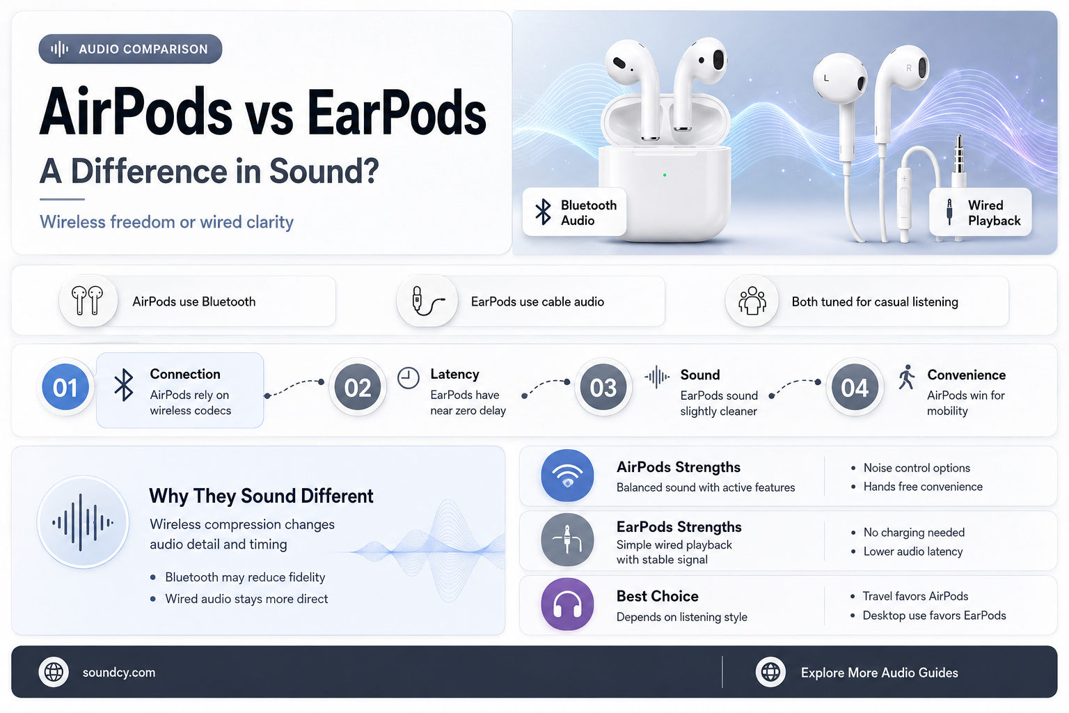 do airpods sound diffrent than earpods