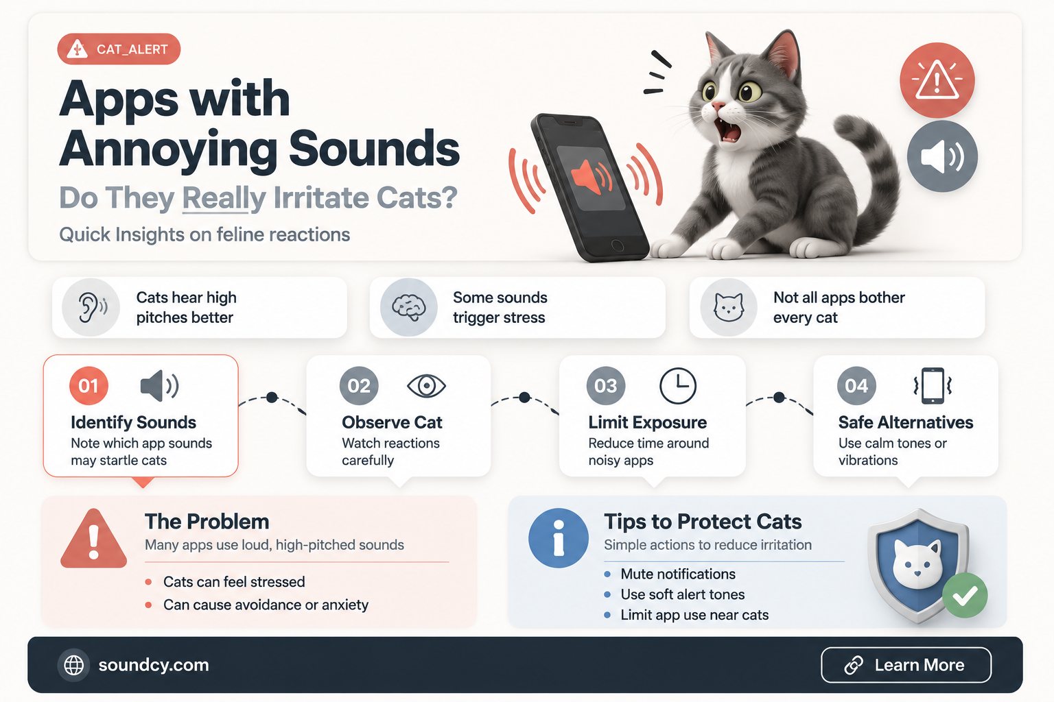 are there any apps with sounds that irritate cats