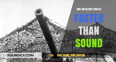 Artillery Shells: Faster Than Sound?