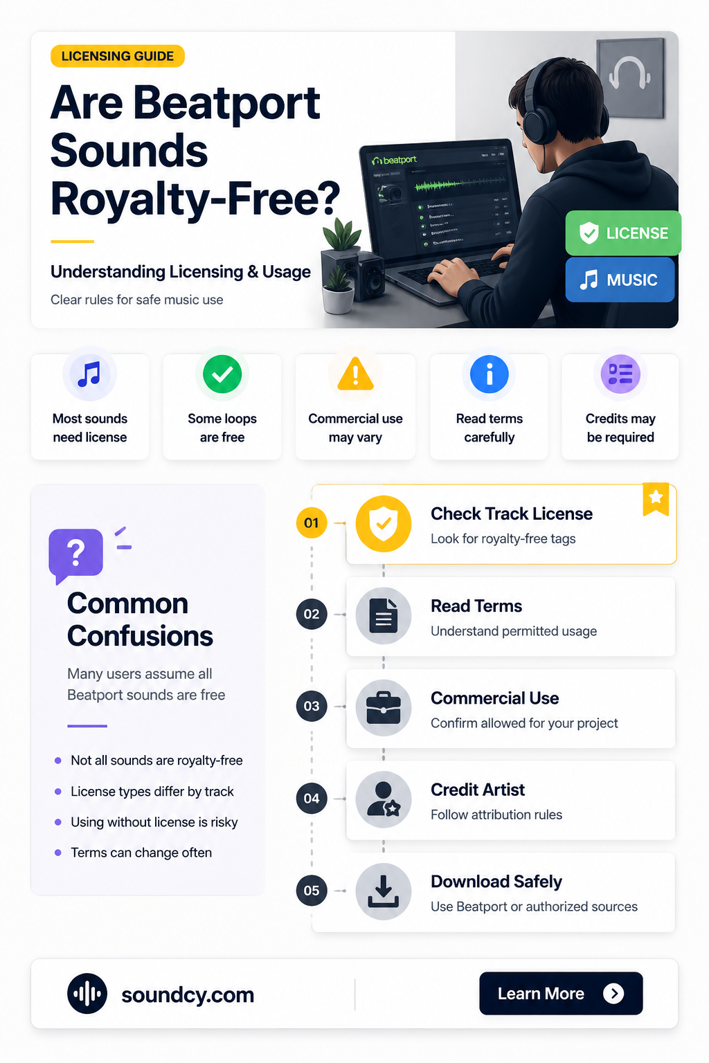 are beatport sounds royalty free