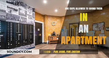 Can Police Use Sirens in Apartments? Legal Insights and Limits