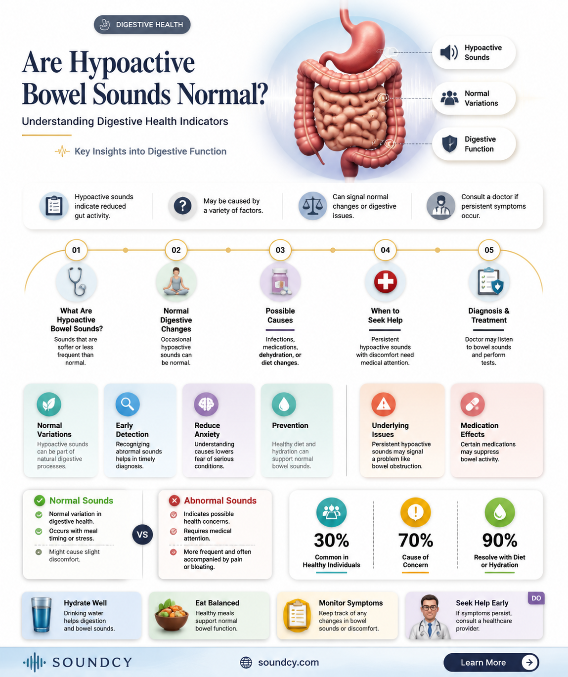 are hypoactive bowel sounds normal