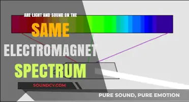 Exploring Light and Sound: Are They on the Same Spectrum?