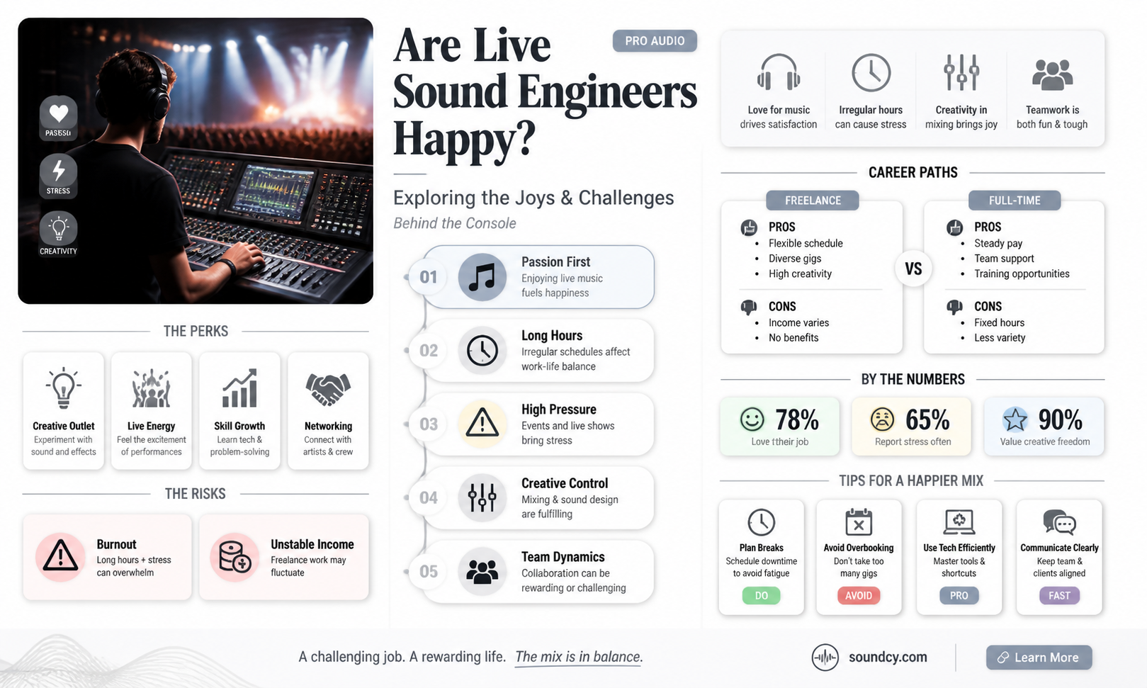 are live sound engineers happy