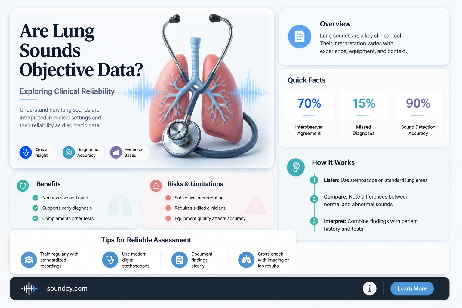 are lung sounds objective data