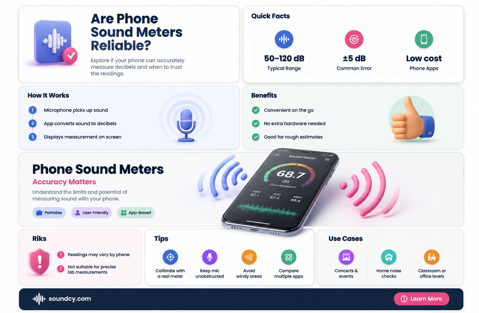 are phone sound meters accurate