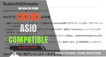 Realtek Sound Cards: ASIO Compatibility Explained