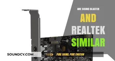 Sound Blaster vs. Realtek: What's the Difference?