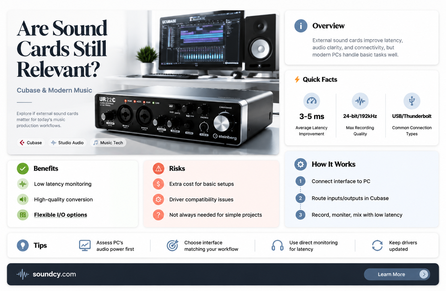 are sound cards obsolete cubase
