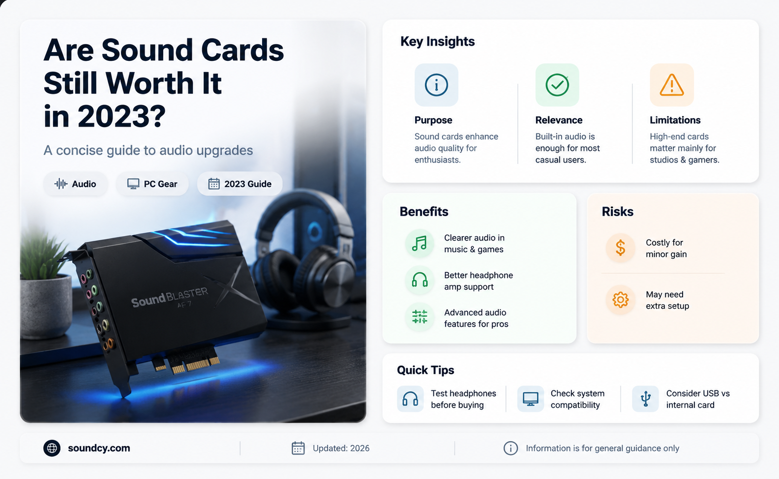 are sound cards worth ir