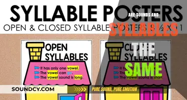 Understanding the Difference: Sounds vs Syllables