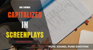 Capitalizing Sounds in Screenplays: Rules and Best Practices for Writers
