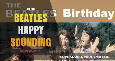 Are The Beatles' Songs Truly Happy? Analyzing Their Joyful Sound