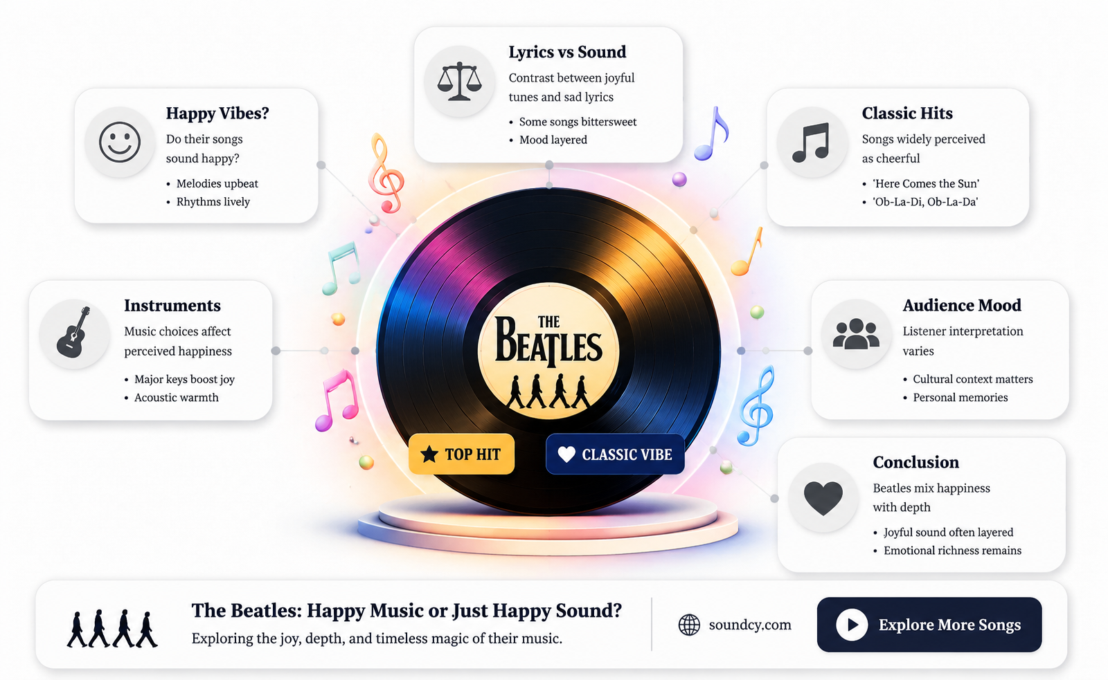 are the beatles happy sounding