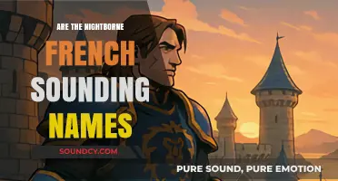 The Nightborne: French-Inspired Names and Their Origins