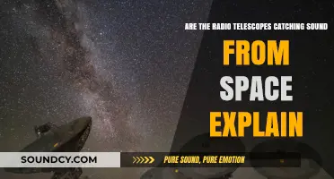 Do Radio Telescopes Capture Cosmic Sounds from Space?