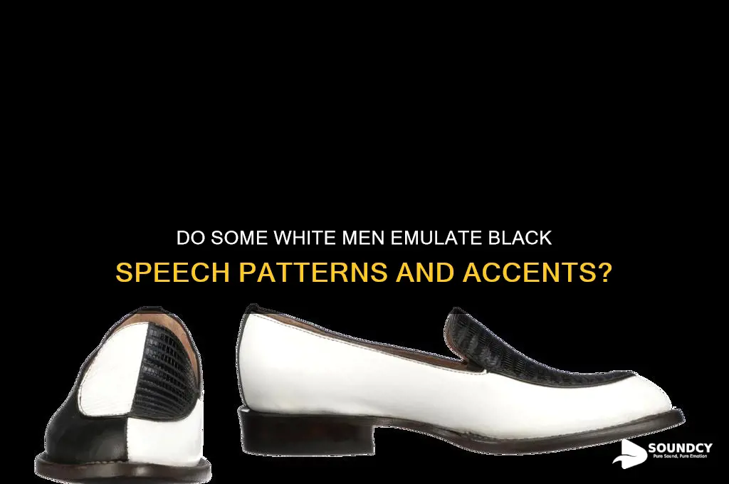 are there white men who sound like black guys