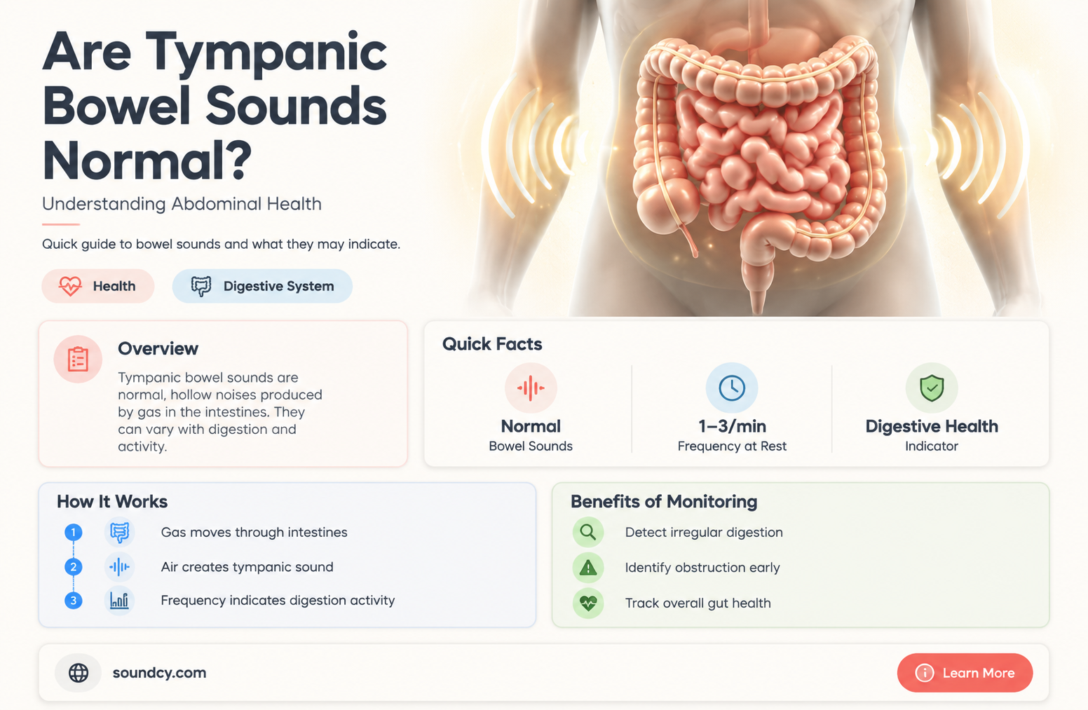 are tympanic bowel sounds normal