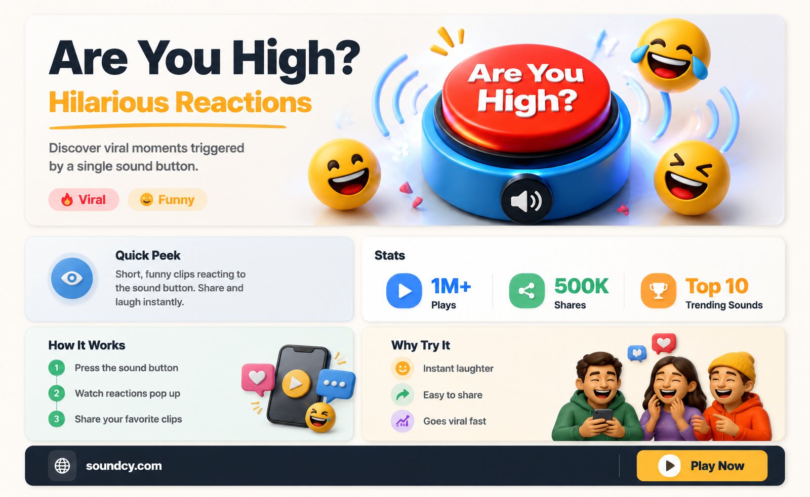 are you high sound button