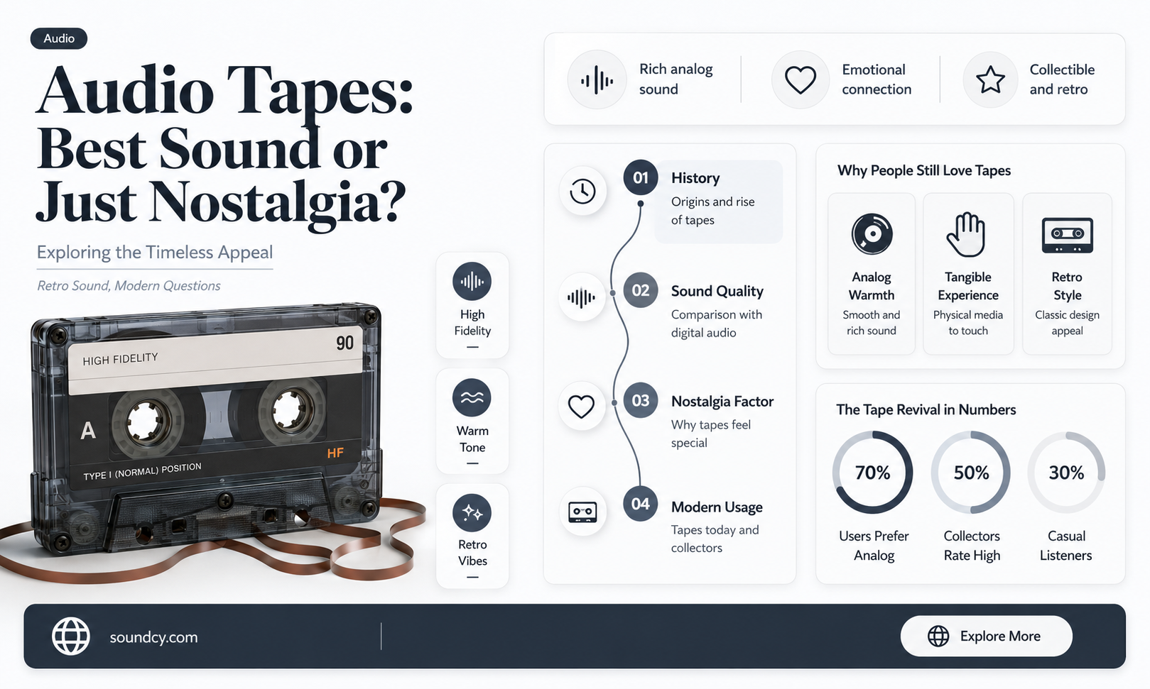 do audio tape sound the best