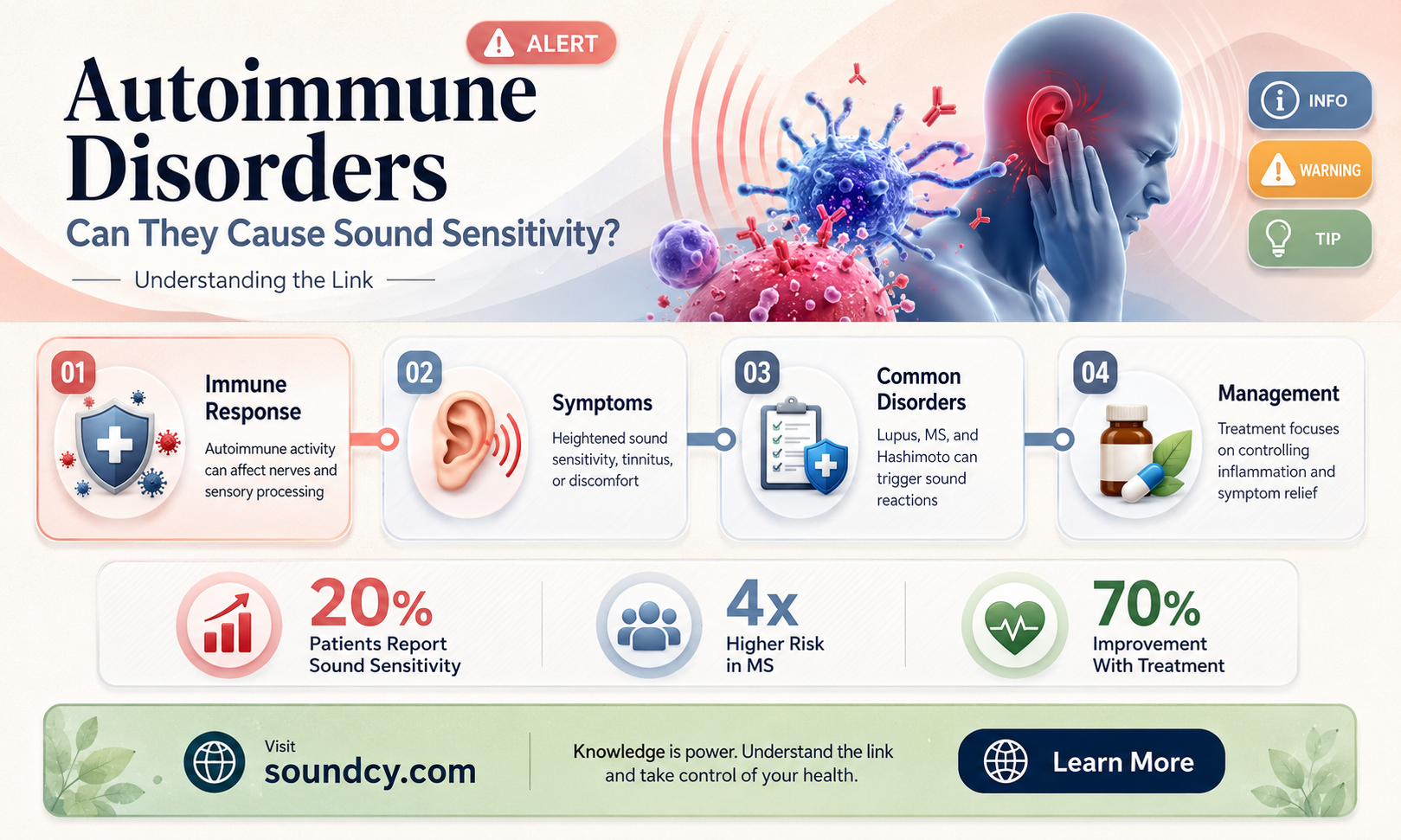 do autoimmune disorders cause sound sensitivity