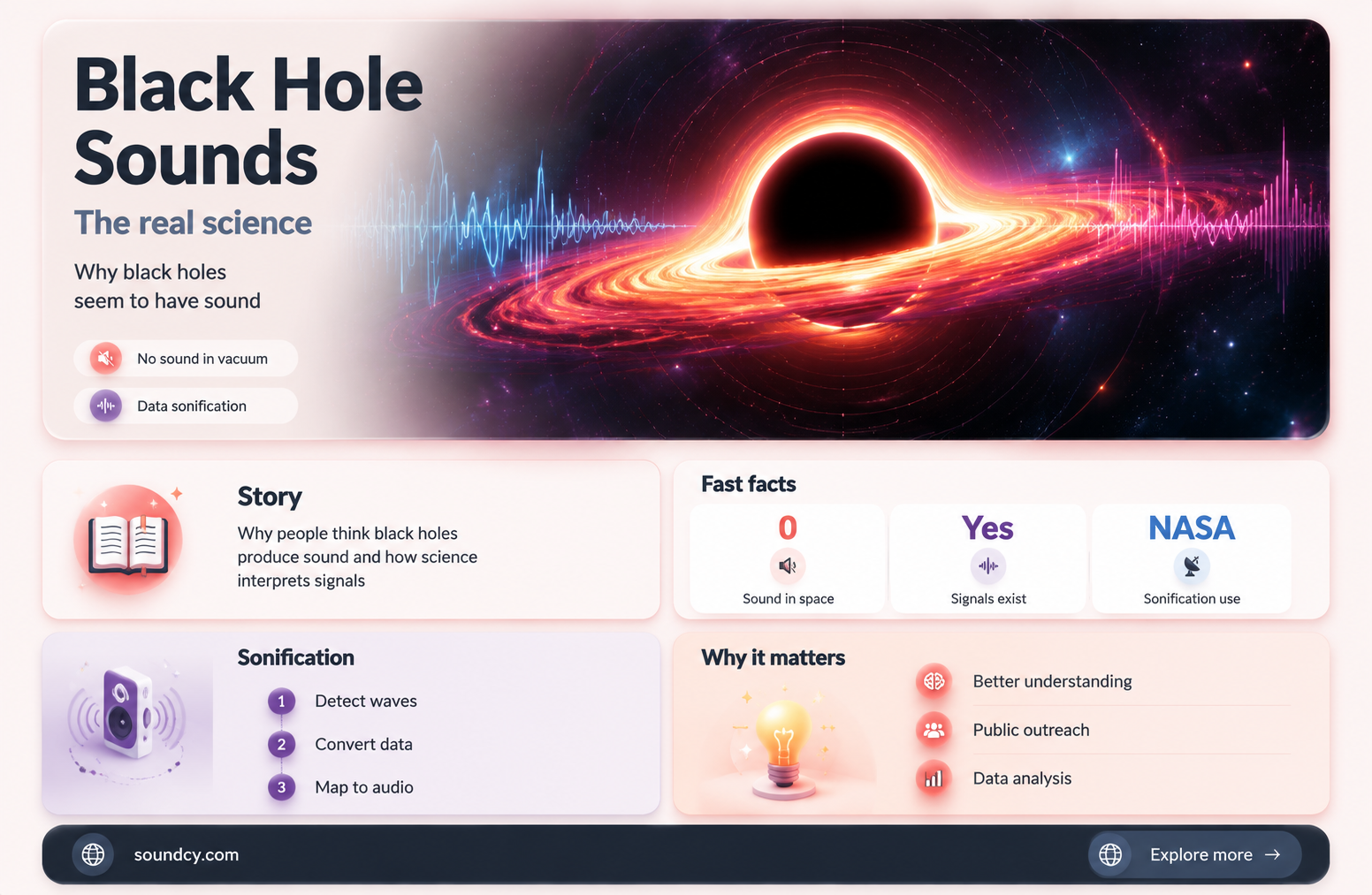 do black holes have a sound