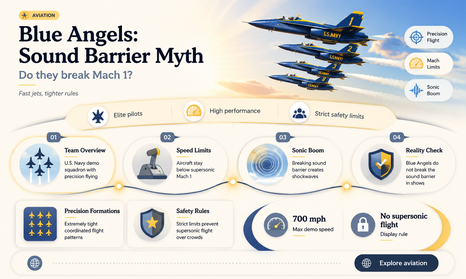 do blue angels break sound barrier