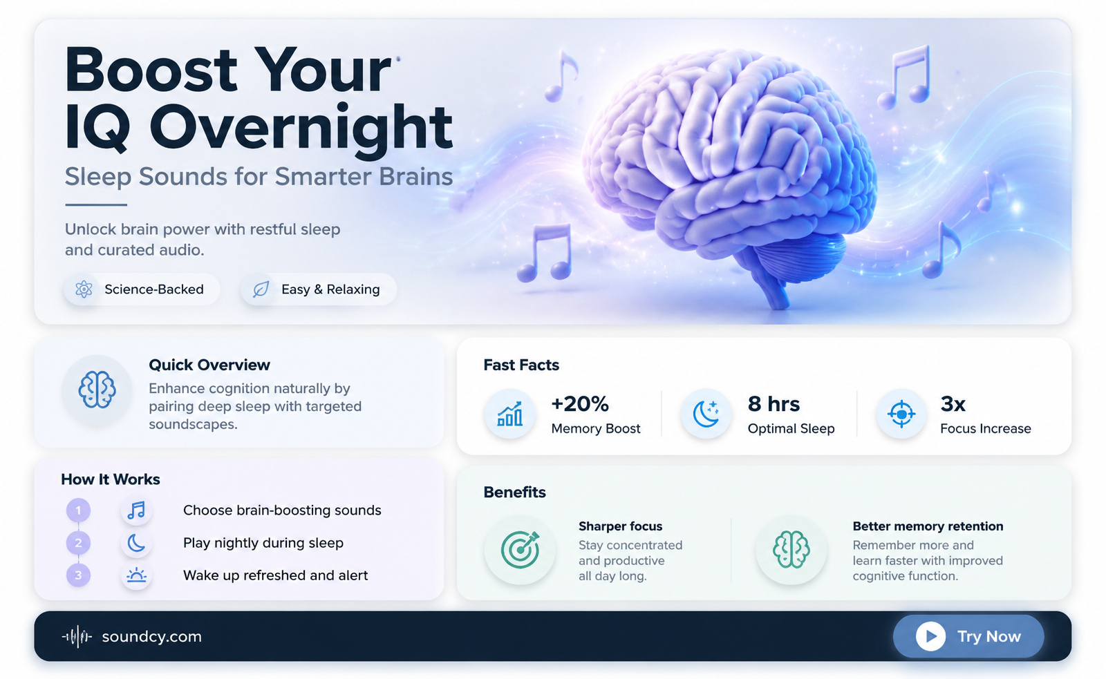 are there sounds that increase iq while you sleep