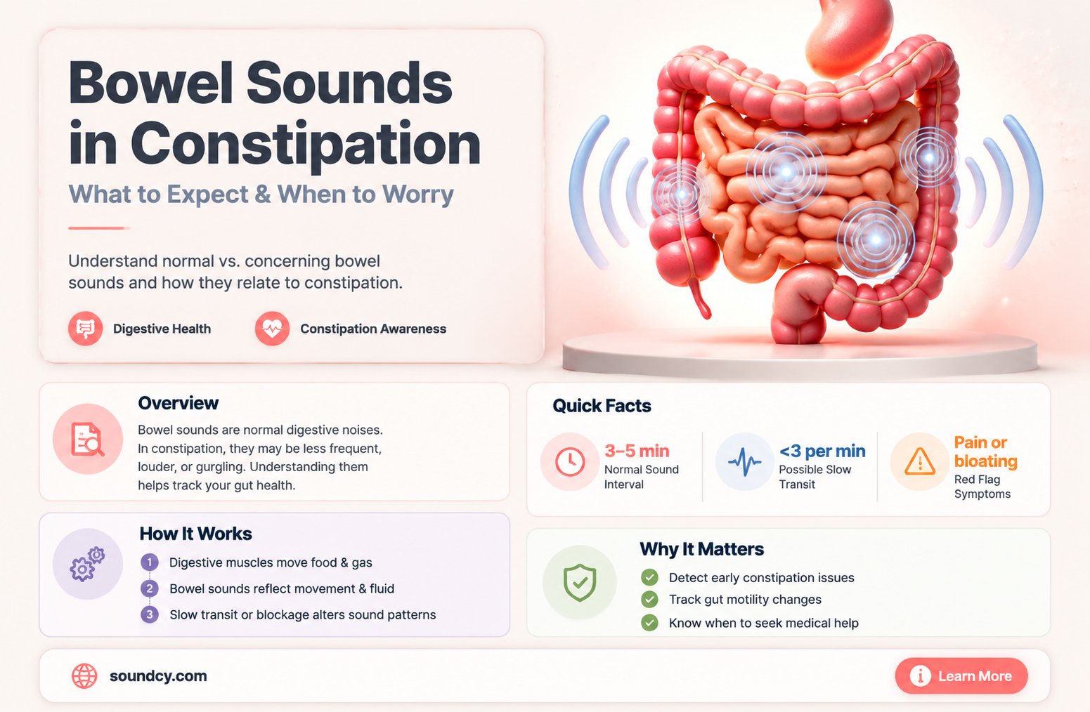 are there present bowle sounds in a constipated patient