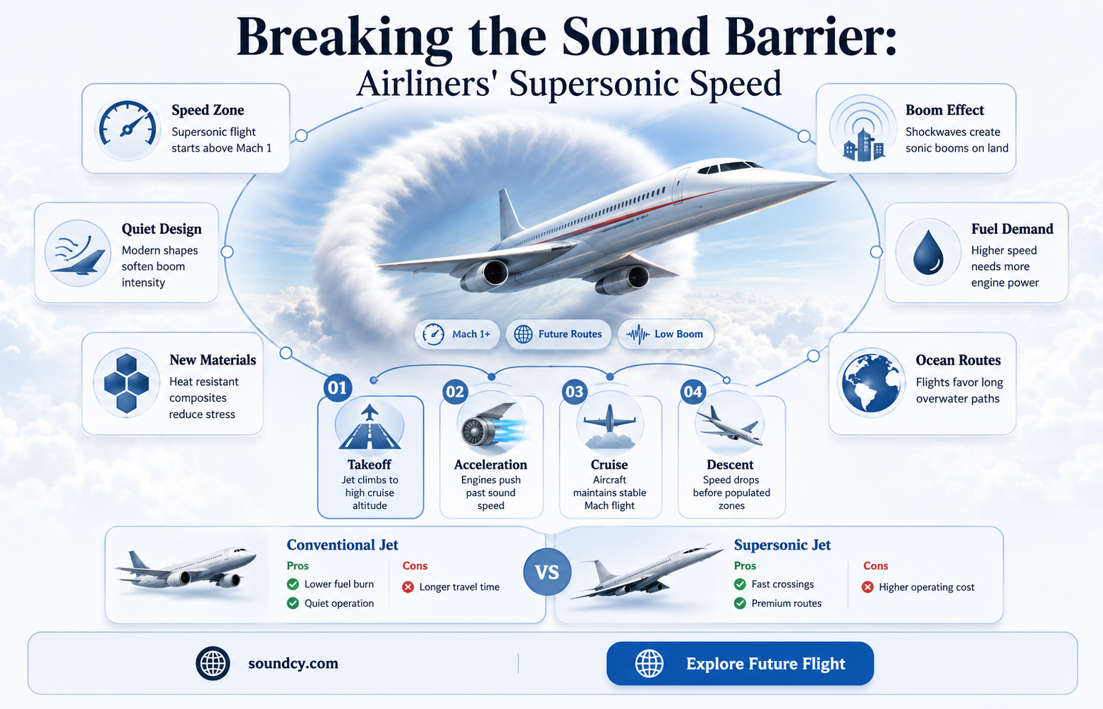 do airliners break the sound barrier