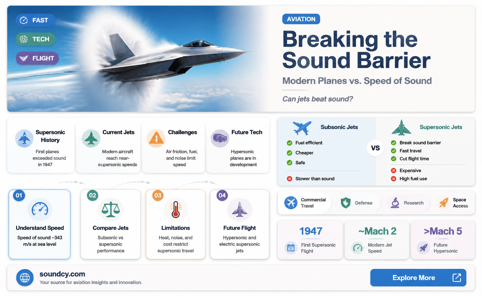 are planes faster than sound