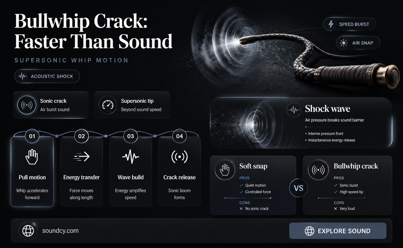 do bullwhips break the sound barrier