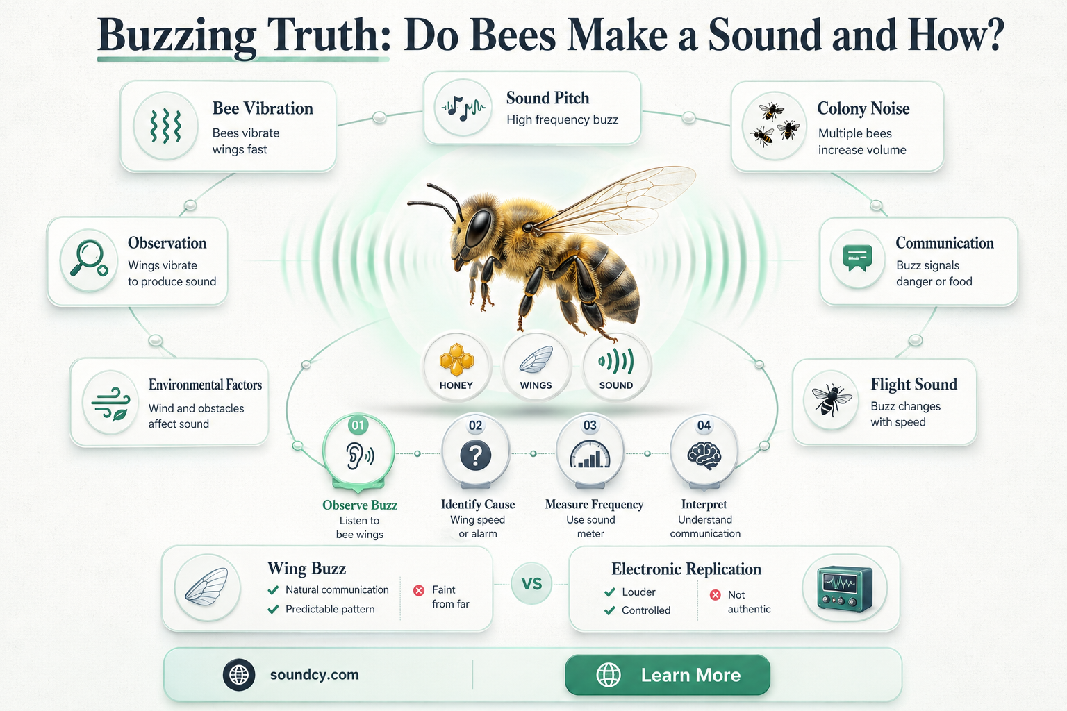 do bees make a sound