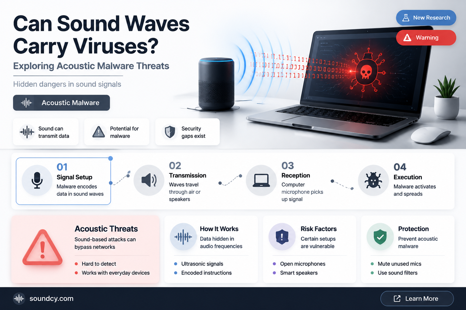 are there any computer viruses that attack with sound