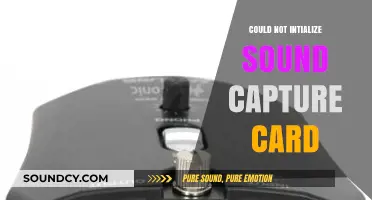 Troubleshooting Sound Capture Card Initialization Issues