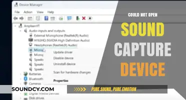 Fixing Sound Capture Device Issues