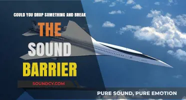 Breaking the Sound Barrier: Can Dropping Objects Reach Supersonic Speeds?
