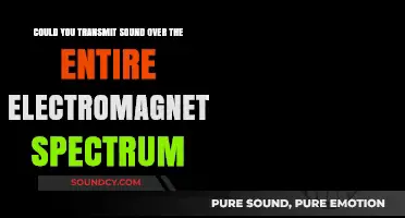 Exploring Sound Transmission Across the Electromagnetic Spectrum: Possibilities and Limits