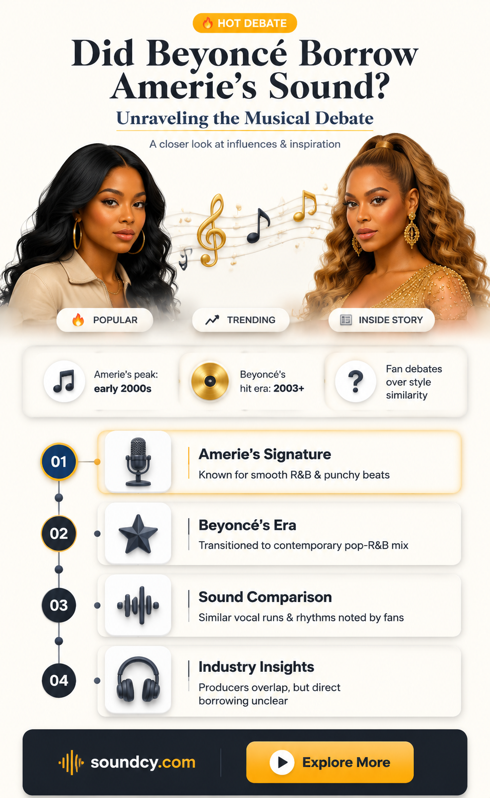 did beyonce steal amerie sound