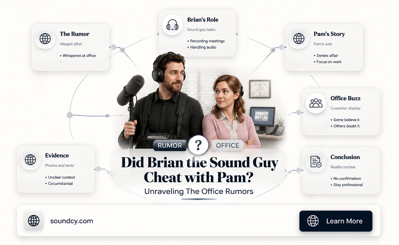 did the brian the sound guy cheat with pam