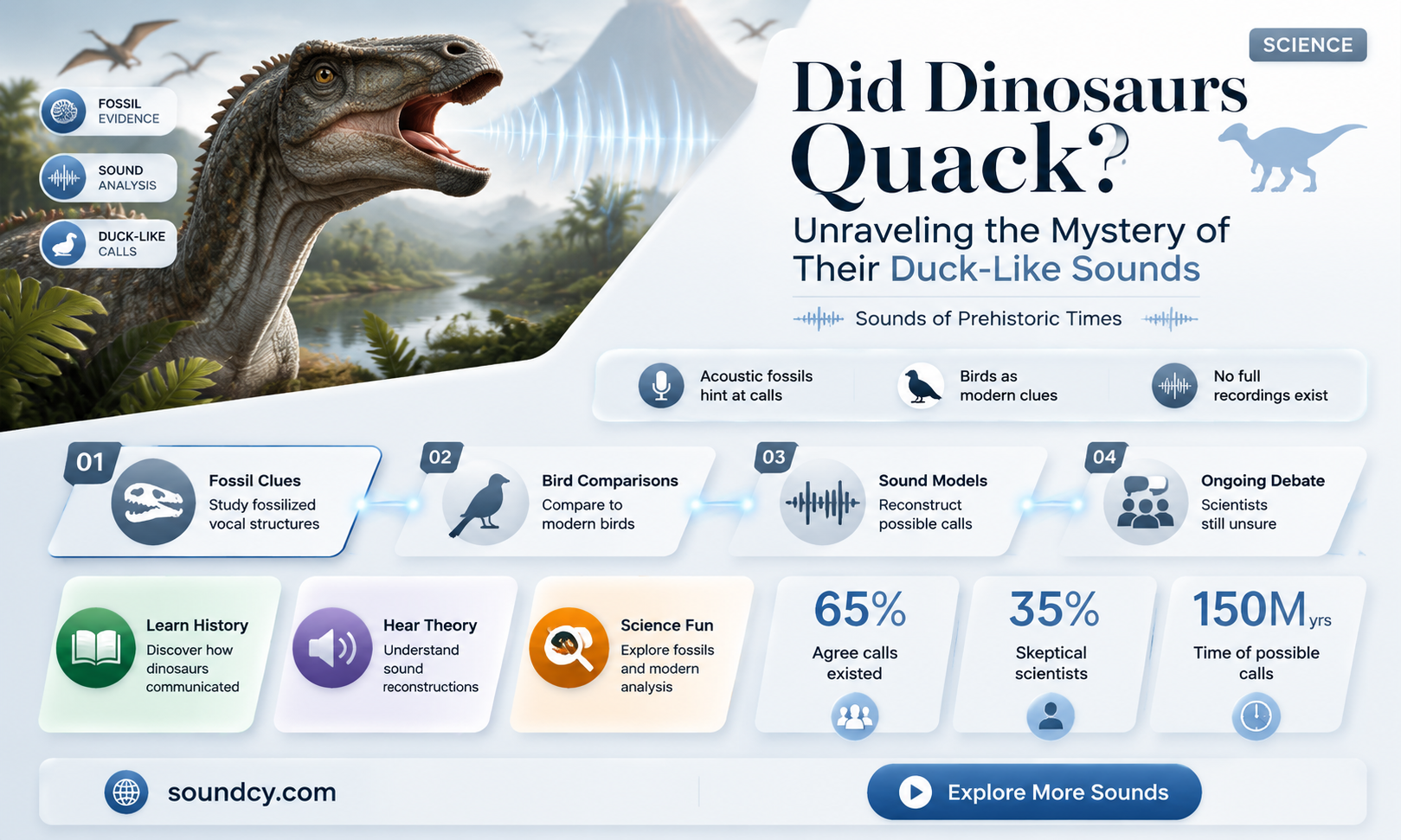 did dinosaurs sound like ducks