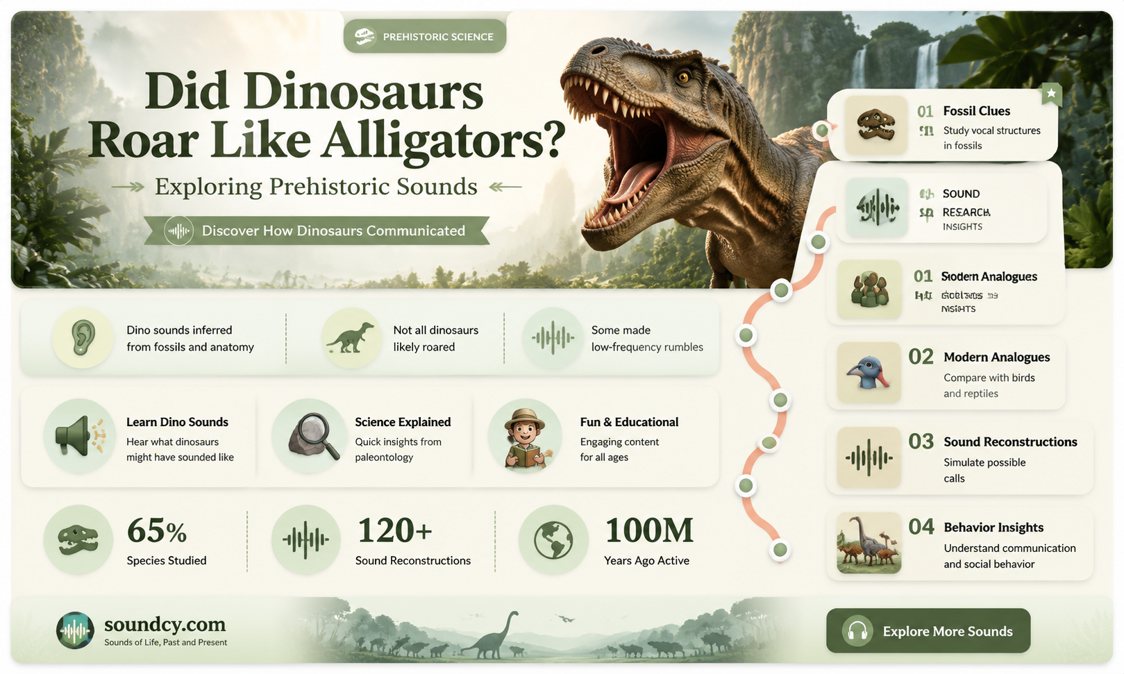 did dinosaurs sound like alligators