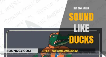 Did Dinosaurs Quack? Unraveling the Mystery of Their Duck-Like Sounds