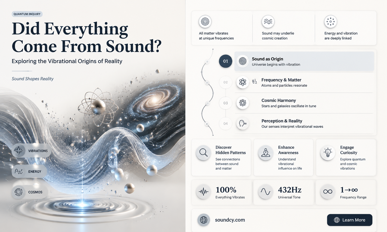 did everything come from sound