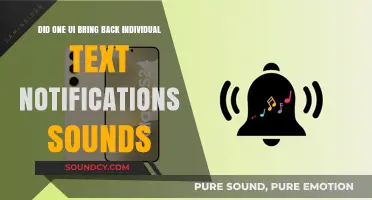 One UI's Revival: Individual Text Notification Sounds Return?