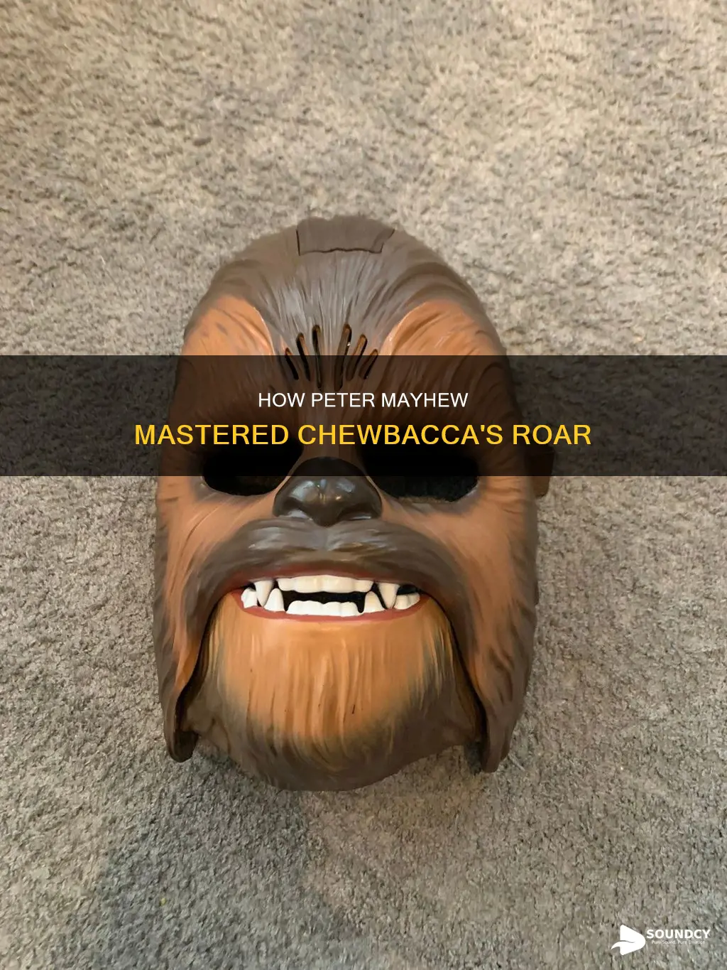 did peter mayhew making chewbacca sound