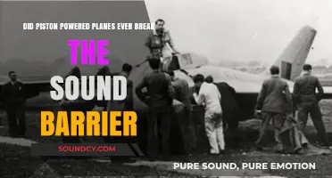 Piston-Powered Planes: Did They Ever Break the Sound Barrier?